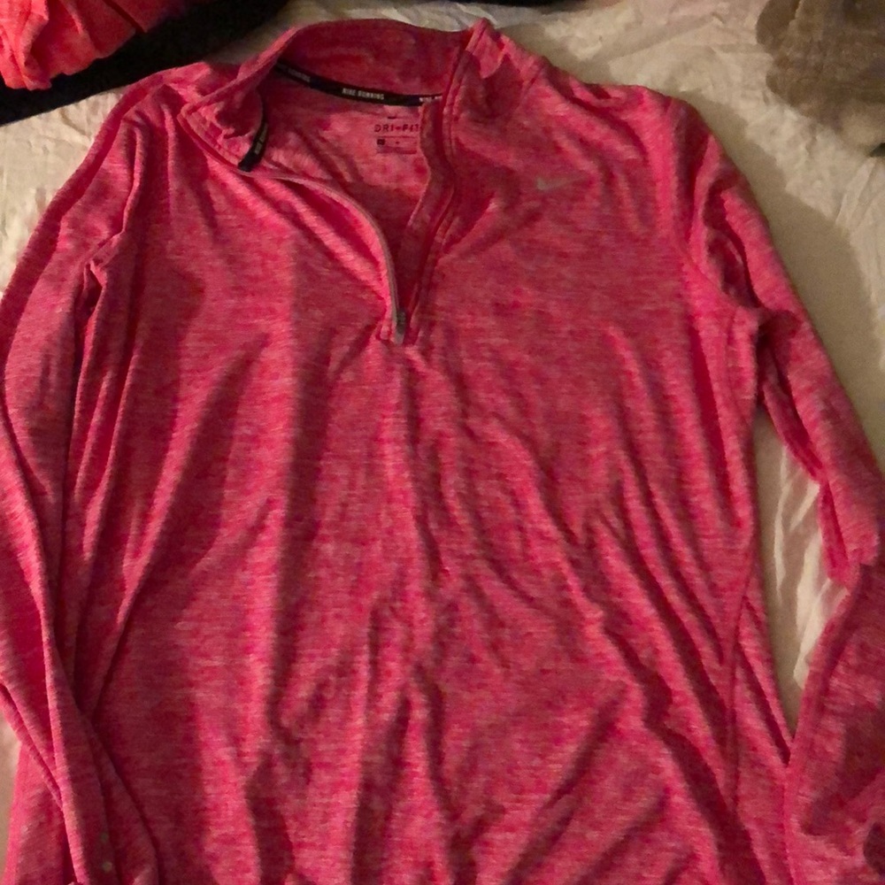 Nike long sleeve shirt with zipper